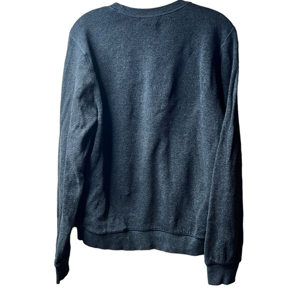 Nike Pullover Sweatshirt SMALL Standard Fit Sweater Dark Gray Swoosh Long Sleeve - Picture 2 of 12